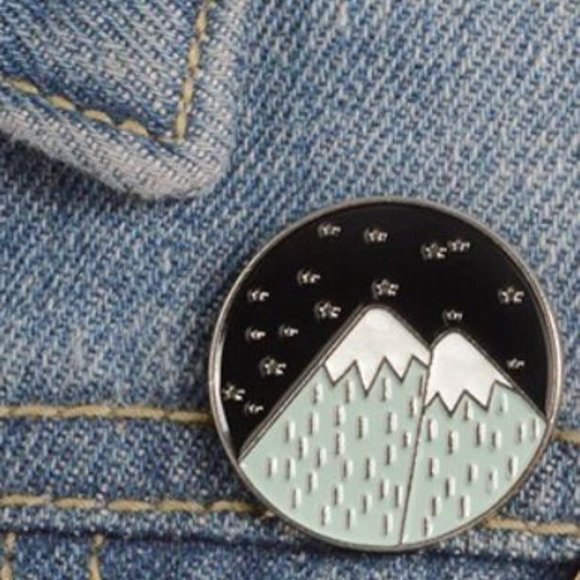 Cute4less2012 Jewelry - Starry Mountain Night Pin Brooch